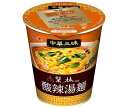 明星食品 中華三昧タテ型 榮林 酸辣湯麺(スーラータンメン) 64g×12個入｜ 送料無料 ラーメン インスタント カップ麺 カップラーメン