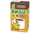 マルサンアイ まめぴよ ココア味 125ml紙パック×24本入×(2ケース)| 送料無料 豆乳飲料 ココア味 紙パック