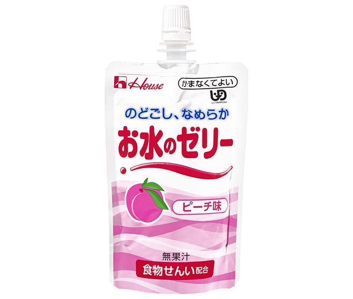 ハウス食品 お水のゼリー ピーチ味 120g×40本入｜ 送料無料 ゼリー ゼリー飲料 桃 フルーツ