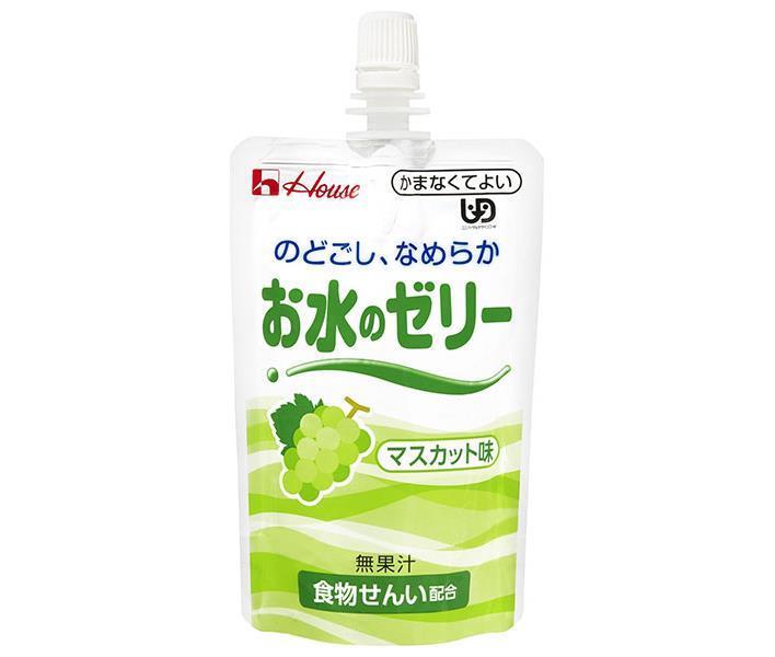 ハウス食品 お水のゼリー マスカット味 120g×40本入×(2ケース)｜ 送料無料 ゼリー飲料 ゼリー フルーツ..