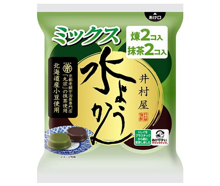 井村屋 袋入 水ようかんミックス 62g×4×10袋入｜ 送料無料 水ようかん 袋 和菓子 お菓子