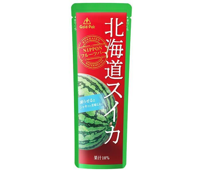 ゴールドパック 北海道スイカ 80gパウチ×20本入｜ 送料無料 スイカ 果実飲料 加糖