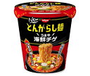 日清食品 日清のとんがらし麺 うま辛海鮮チゲ 62g×12個入| 送料無料 カップ麺 カップラーメン インスタントラーメン ラーメン