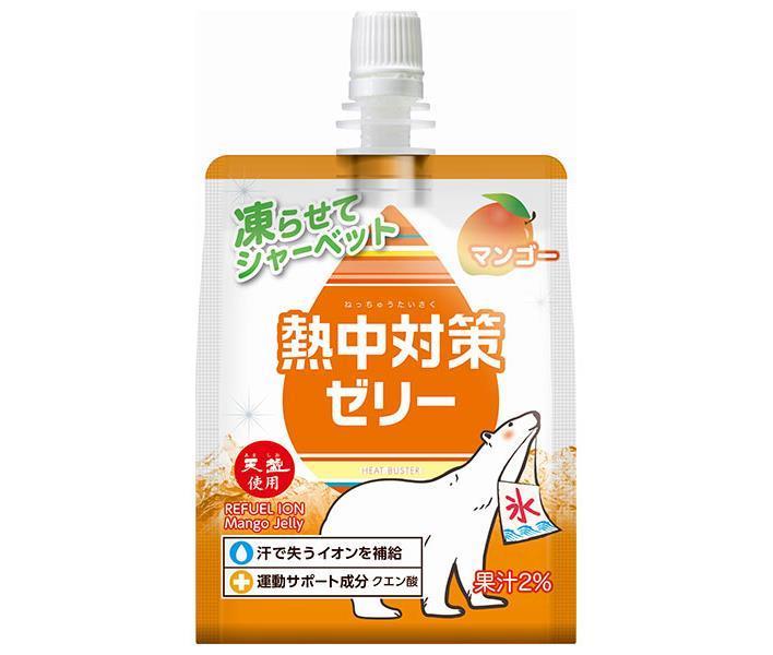 赤穂化成 熱中対策ゼリー マンゴー味 150gパウチ×24本入×(2ケース)｜ 送料無料 熱中症対策 ゼリー ゼリー飲料 塩分 シャーベット