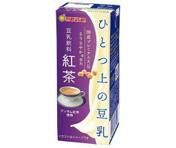 マルサンアイ ひとつ上の豆乳 豆乳飲料 紅茶 200ml紙パック×24本入×(2ケース)｜ 送料無料 豆乳 紅茶 マルサン 豆乳