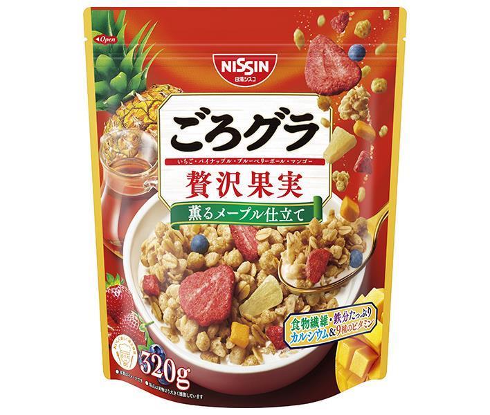 日清シスコ ごろグラ 贅沢果実 320g×6袋入｜ グラノーラ シリアル フルーツ 朝食 ロカボ