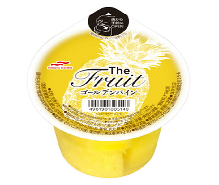 マルハニチロ The Fruit(ザ フルーツ) ゴールデンパイン 220g×24(6×4)個入｜ 送料無料 お菓子 ゼリー デザート パイン パイナップル