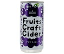 山形食品 FruitsCraftCider ブドウ 200ml缶×30本入×(2ケース)| 送料無料 ブドウ 炭酸 炭酸飲料 サイダー 葡萄