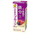 マルサンアイ 1日分の鉄分 豆乳飲料 プルーンmix 200ml紙パック×24本入×(2ケース)| 送料無料 果実 プルーン 鉄分