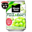 コカコーラ ミニッツメイド アロエ&白ぶどう 280g缶×24本入×(2ケース) メーカー直送|全国送料無料 果実飲料 白ぶどう アロエ果肉入り