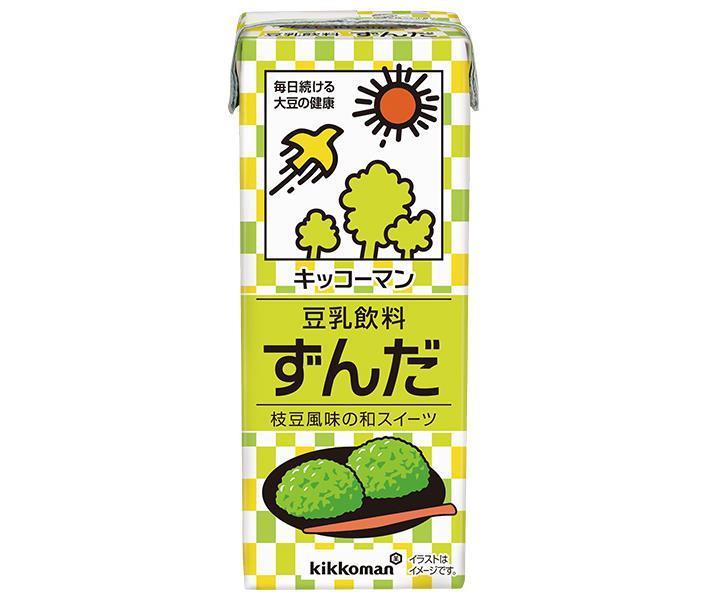 キッコーマン 豆乳飲料 ずんだ 200ml紙パック×18本入｜ 送料無料 豆乳 キッコーマン 紀文