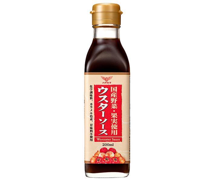 ハグルマ 国産野菜・果実使用ウスターソース 200ml瓶×12本入｜ 送料無料 ソース ウスター 揚げ物 調味料