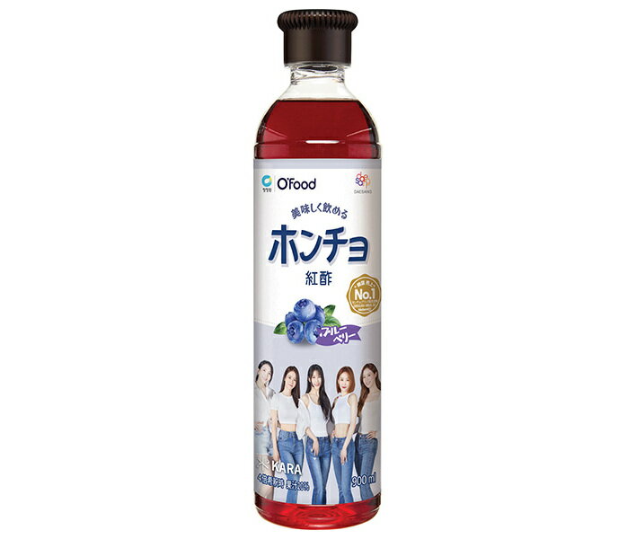 大象ジャパン 美味しく飲めるホンチョ ブルーベリー 900mlペットボトル×12本入×(2ケース)｜ 送料無料 希釈タイプ ベリー フルーツ 酢飲料