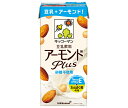 キッコーマン 豆乳飲料 アーモンドPlus 砂糖不使用 1000ml紙パック×6本入×(2ケース)｜ 送料無料 豆乳 アーモンドペースト 1L ビタミン すっきりタイプ