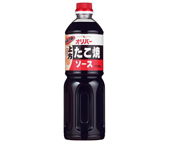 オリバーソース 上方たこ焼ソース 1150g×12本入×(2ケース)｜ 送料無料 一般食品 調味料