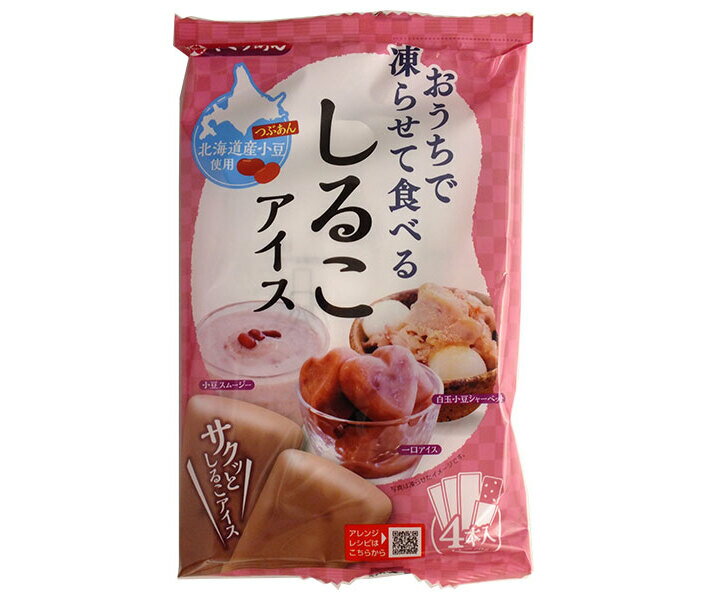 谷尾食糧工業 凍らせて食べる しるこアイス (70g×4)×12袋入×(2ケース)｜ 送料無料 お菓子 ぜんざい おしるこ アイス