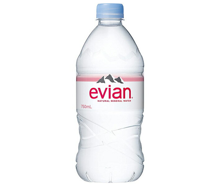 伊藤園 evian(エビアン) 750mlペットボトル×12