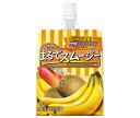 ハウスウェルネス まるでスムージー バナナ&フルーツミックス味 150gパウチ×24本入| 送料無料 ゼリー飲料 ばなな スムージー ミックスジュース
