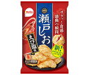 栗山米菓 瀬戸しお えび塩味 83g×12袋入| 送料無料 お菓子 おつまみ・せんべい 袋 塩 海老味