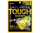 カバヤ タフグミ レモンラッシュ 100g×6袋入×(2ケース)| 送料無料 お菓子 グミ 袋 TOUGH 高弾力大粒サワー レモン