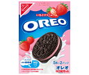 モンデリーズ・ジャパン オレオいちごクリーム 10枚(5×2)×12個入| 送料無料 お菓子 クッキー OREO いちご