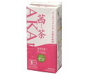 遠藤製餡 茜茶 1L紙パック×6本入×(2ケース)| 送料無料 茶飲料 健康茶 無糖 ノンカロリー 有機JAS