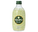 友桝飲料 マスクメロンサイダー 300ml瓶×24本入| 送料無料 サイダー ソーダ 炭酸 スパークリング メロン