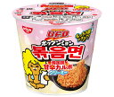 日清食品 日清焼そばU.F.O. ポックンミョン 韓国風甘辛カルボクリーミー 79g×12個入| 送料無料 インスタント食品 焼そば ユーフォー UFO 韓国