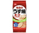【送料無料・メーカー/問屋直送品・代引不可】亀田製菓 亀田のうす焼 えび 70g×12袋入| お菓子 おつまみ・せんべい 袋 米菓 海老 エビ
