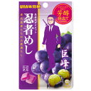 UHA味覚糖 忍者めし (巨峰) 20g×10袋入| 送料無料 お菓子 グミ ハードグミ 忍者式ダイエット グレープ 葡萄