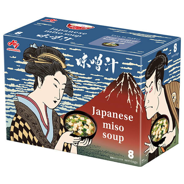 味の素 具たっぷり味噌汁 豆腐 インバウンド向け特別パッケージ 8食×1箱入×(2ケース)| 送料無料 即席 インスタント
