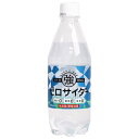 友桝飲料 ゼロサイダー 500mlペットボトル×24本入×(2ケース)| 送料無料 炭酸飲料 割り材 ゼロカロリー