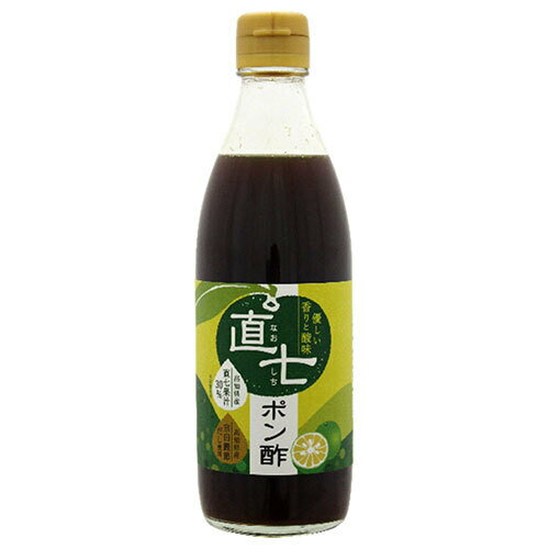 旭フレッシュ 高知県産 直七 ポン酢 360ml瓶×10本入｜ 送料無料 すだち スダチ ポン酢 瓶