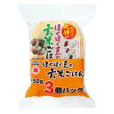越後製菓 ほくほく豆の玄米ごはん 3食パック (150g×3個)×4個入×(2ケース)| 送料無料 パックごはん レトルトご飯 ごはん レトルト ご飯 米 新潟...
