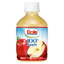 大塚食品 Dole アップル 100% 280mlペットボトル×24本入×(2ケース)| 送料無料 りんご アップル 果汁100% PET