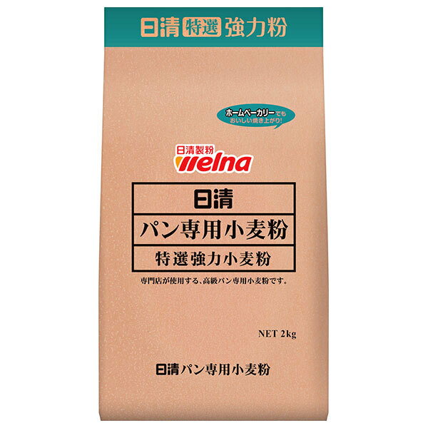 日清ウェルナ パン専用小麦粉 2kg×6袋入×(2ケース)| 送料無料 強力小麦粉 ホームベーカリー