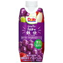 雪印メグミルク Dole(ドール) Juicy Plus 1日分の鉄分 330ml紙パック×12本入×(2ケース)| 送料無料 果汁100% ジュース グレープ...