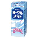 雪印メグミルク ヨーグルメット 200ml紙パック×24(12×2)本入| 送料無料 乳性 紙パック ジュース