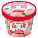 カンピー 紙カップ 白桃ジャム 130g×6個入| 送料無料 ジャム 白桃 嗜好品 桃