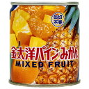 太洋食品 パイン・みかん 210g缶×24本入×(2ケース)| 送料無料 缶詰 くだもの 混合果実 缶切不要