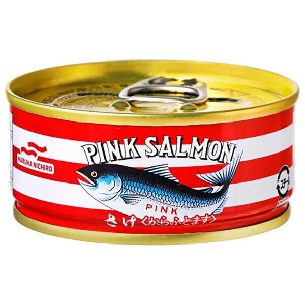マルハニチロ さけ水煮 90g×24個入｜ 送料無料 缶詰 鮭 サケ 缶切不要 からふとます