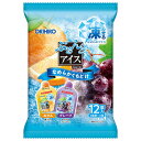 オリヒロ ぷるんとアイス みかん+グレープ (20gパウチ×12個)×12袋入| 送料無料 蒟蒻芋粉不使用 個包装 食べきりサイズ