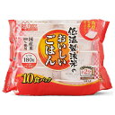 アイリスオーヤマ 低温製法米のおいしいごはん 国産米100% 10食パック (180g×10食)×4個入| 送料無料 一般食品 レトルト食品 ご飯 パック ごは...
