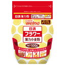 日清ウェルナ 日清 フラワー チャック付 500g×12袋入×(2ケース)| 送料無料 小麦粉 薄力粉 顆粒 料理