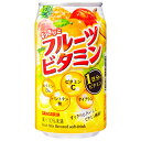 サンガリア すっきりとフルーツビタミン 340g缶×24本入×(2ケース)| 送料無料 果汁 果実 ミックスジュース