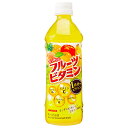 サンガリア すっきりとフルーツビタミン 500mlペットボトル×24本入×(2ケース)| 送料無料 果汁 果実 ミックスジュース