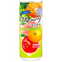 サンガリア すっきりとフルーツミックス 240g缶×30本入| 送料無料 果汁 果実 カロリーオフ ミックスジュース