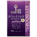キーコーヒー VP(真空パック) KEY DOORS+ カフェインレス 深いコクのブレンド(粉) 180g×6袋入| 送料無料 レギュラーコーヒー 珈琲 粉 袋 オーガニックコーヒー