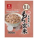 はくばく もっちりぷちっと食感楽しむ もち玄米 900g×6袋入×(2ケース)| 送料無料 一般食品 もち麦 オーツ麦 袋