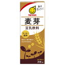 マルサンアイ 豆乳飲料 麦芽 200ml紙パック×24本入×(2ケース)| 送料無料 豆乳飲料 マルサン コーヒー風味